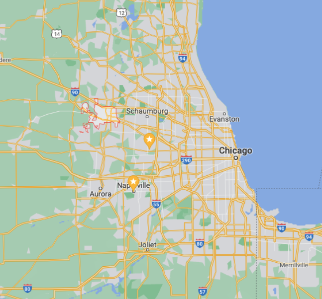 Naperville, IL and Chicago area